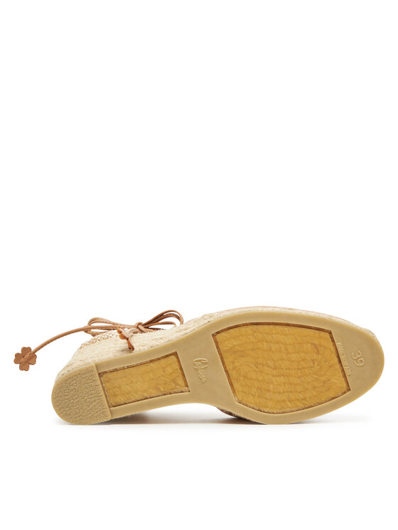 Castañer Castañer Espadryle Carina/8/250 025337 Beżowy