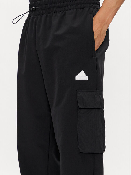adidas adidas Pantaloni da tuta City Escape IR5179 Nero Regular Fit