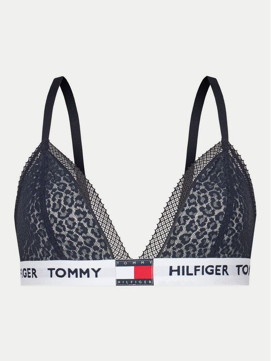 Tommy Hilfiger Tommy Hilfiger Bralette krūšturis UW0UW05610 Tumši zils