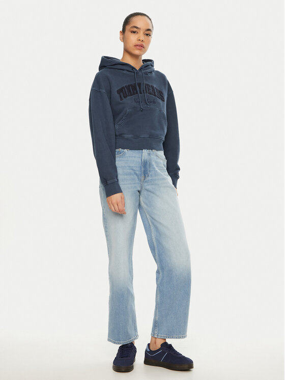 Tommy Jeans Tommy Jeans Traperice Layla DW0DW19581 Plava Straight Fit