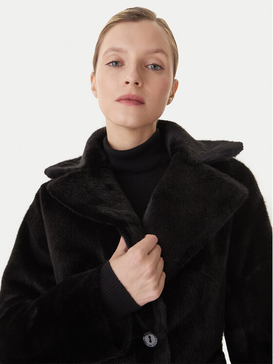 LOLA CASADEMUNT LOLA CASADEMUNT Cappotto invernale LF2501015 Nero Regular Fit