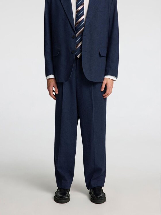 Selected Selected Pantaloni palazzo 16099041_outerspace Blu Regular Fit