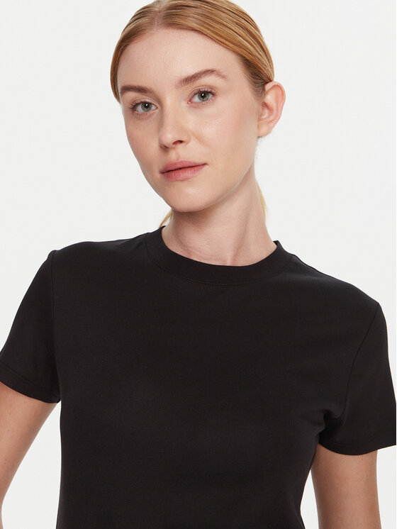 Calvin Klein Calvin Klein Tricou LV044D201G Negru Regular Fit