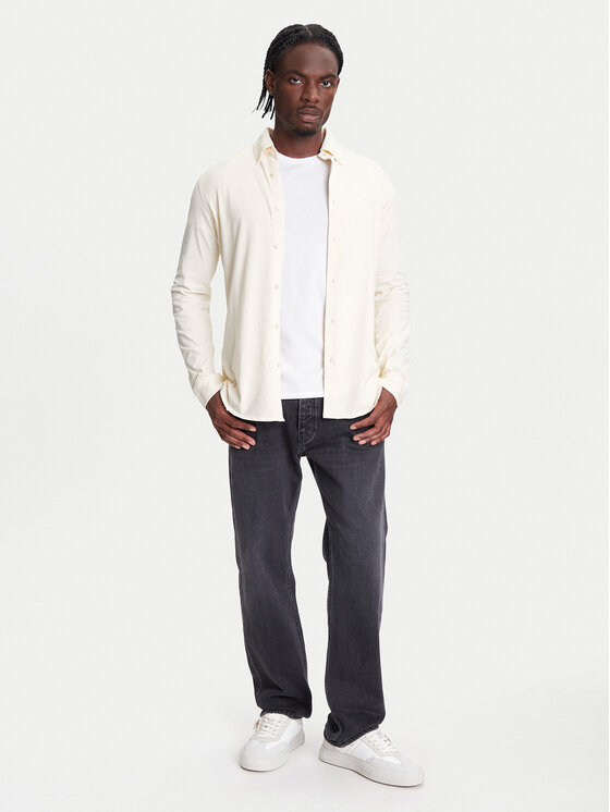 BOSS BOSS Koszula Myjersey 50543089 Żółty Slim Fit