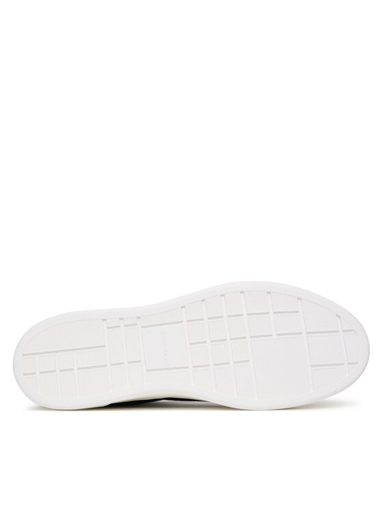 Calvin Klein Calvin Klein Sneakersy Basket Cupsole Laceup Lth-Su YM0YM01354 Černá