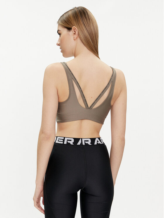 Under Armour Under Armour Sportski grudnjak Ua Infinity Low Strappy Bra 1384128-200 Siva Fitted Fit