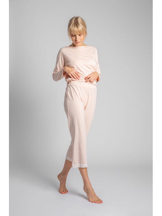 LaLupa LaLupa Piżama LA142 Fioletowy Comfort Fit