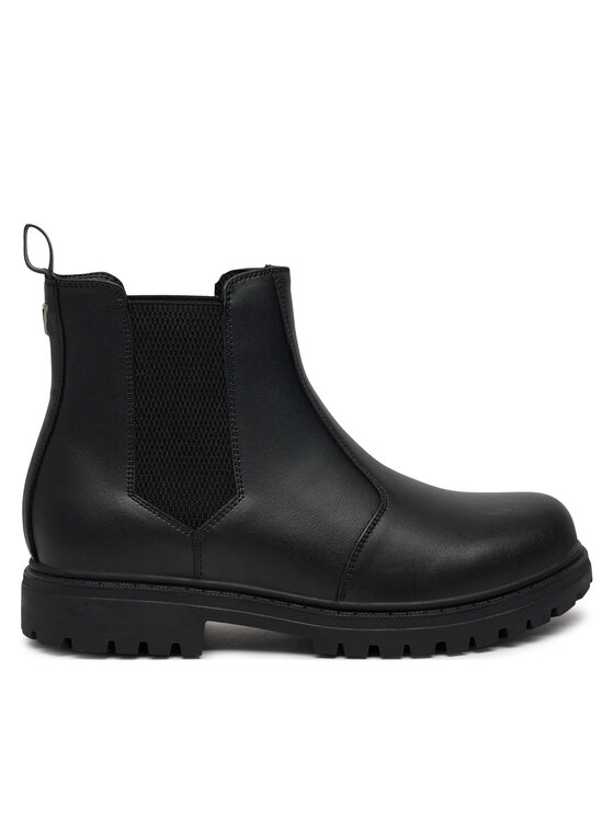 Guess Guess Kotníková obuv s elastickým prvkem Sidney Beatles FMFSBE SUE15 Černá
