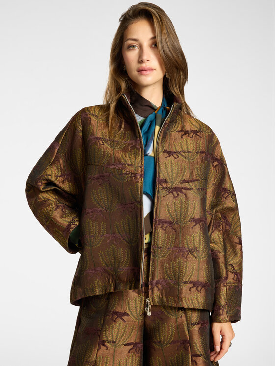 Elena Mirò Elena Mirò Płaszcz zimowy 8053Z000049N001 Brązowy Boxy Fit