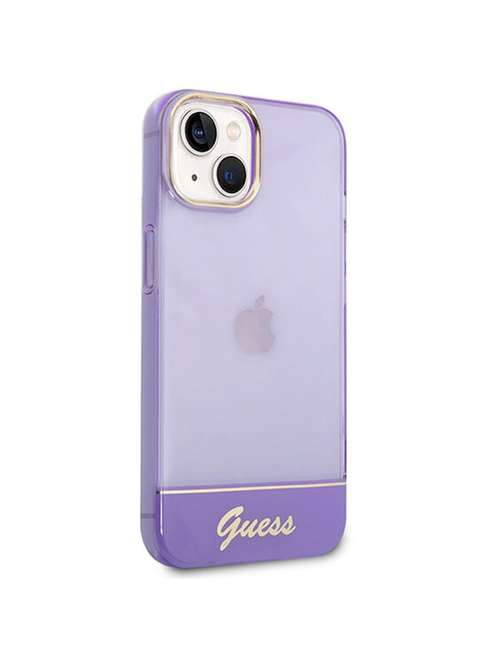 Guess Guess Etui na telefon Translucent Fioletowy