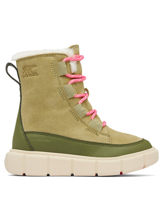 Sorel Sniega zābaki Explorer™III Lace Wp 2088512327 Zaļš