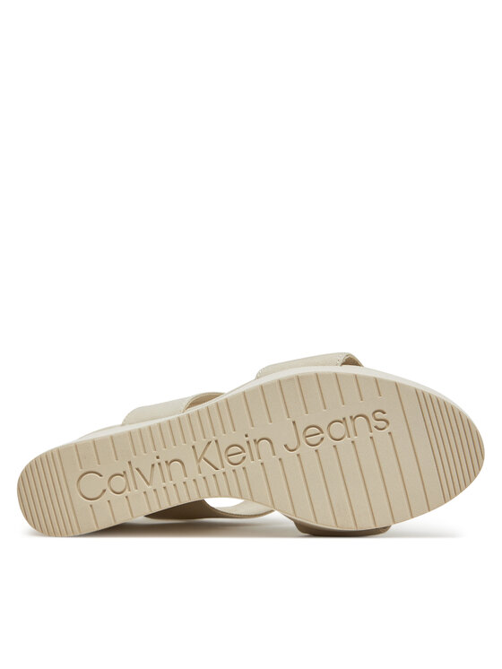 Calvin Klein Jeans Calvin Klein Jeans Sandały Wedge Sandal Webbing In YW0YW01790 Szary