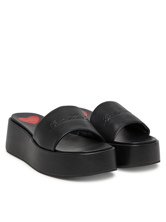LOVE MOSCHINO LOVE MOSCHINO Natikači JA28177I0MIA0000 Črna