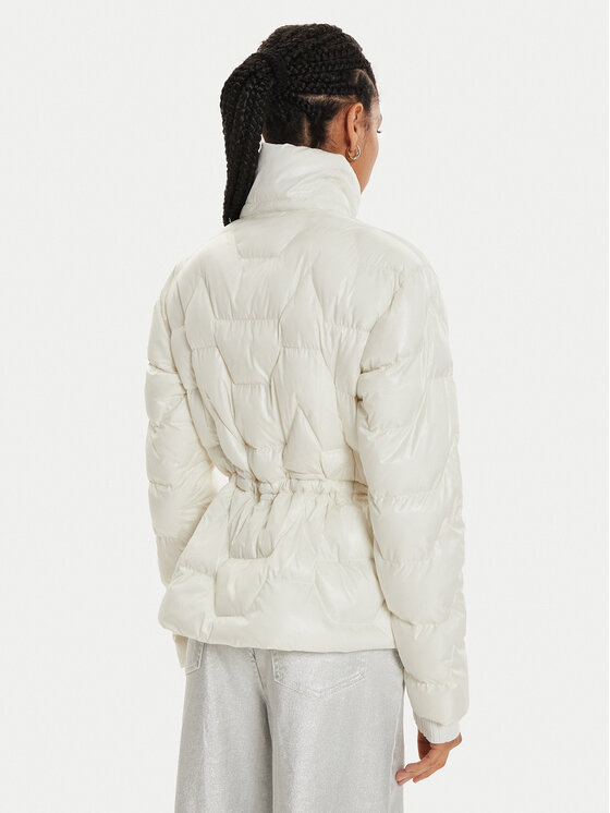 Patrizia Pepe Patrizia Pepe Μπουφάν μεταβατικό 8O0132/A451-W367 Λευκό Regular Fit