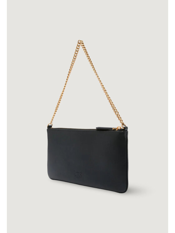 PINKO PINKO Borsetta NEW HORIZONTAL FLAT VITELLO SE Nero