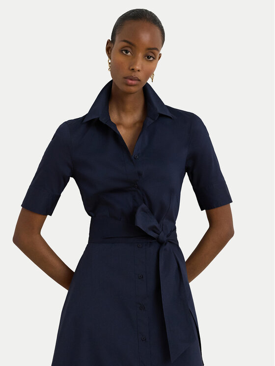 LAUREN RALPH LAUREN LAUREN RALPH LAUREN Košilové šaty 200748950010 Tmavomodrá Regular Fit