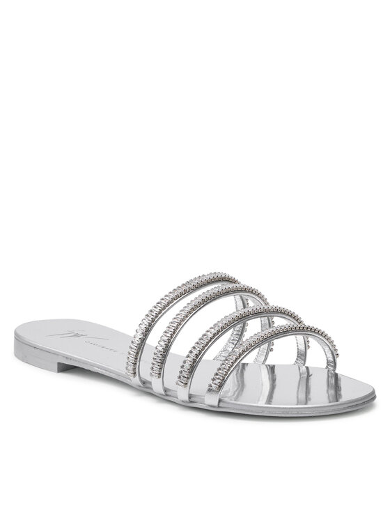 GIUSEPPE ZANOTTI GIUSEPPE ZANOTTI Şlapi E200003 Argintiu