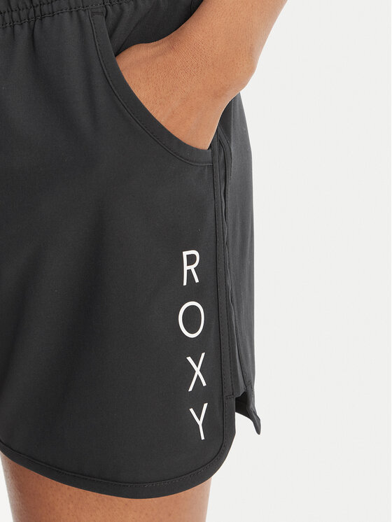 Roxy Roxy Pantaloni scurți de plajă Classics 5" ERJBS03139 Negru Regular Fit