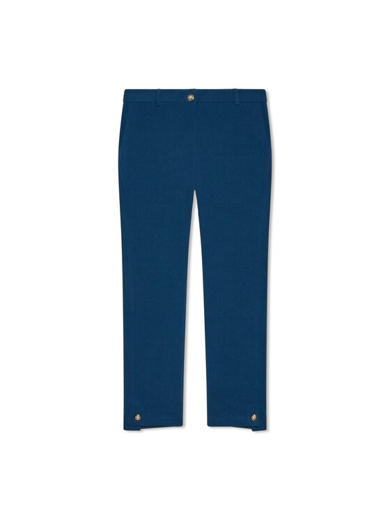Fiorella Rubino Fiorella Rubino Spodnie materiałowe P089L002525N024 Turkusowy Regular Fit