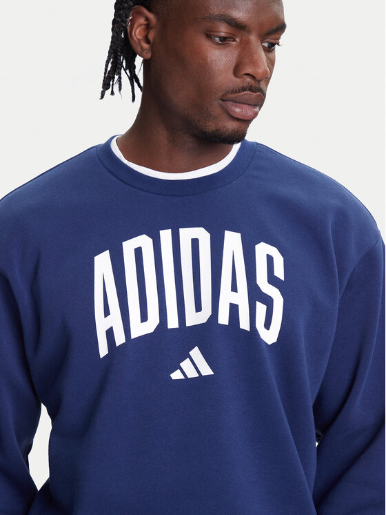 adidas adidas Bluză Collegiate JM1734 Albastru Regular Fit
