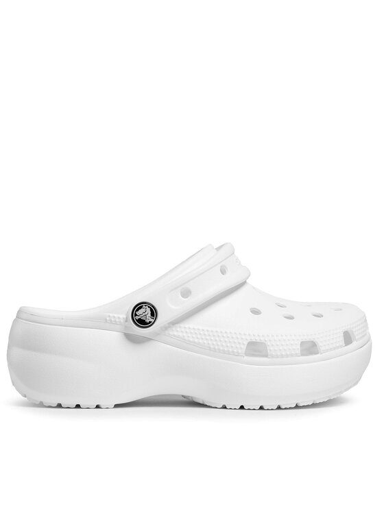 Crocs Crocs Şlapi Classic Platform Clog W 206750 Alb