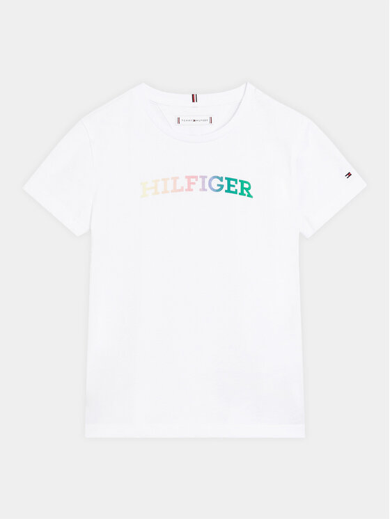 Tommy Hilfiger Tommy Hilfiger T-shirt Monotype KG0KG07851 D Bijela Regular Fit