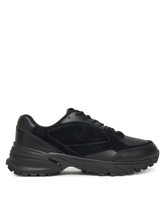 Calvin Klein Jeans Calvin Klein Jeans Sneakersy Hike Runner Hf Lth Mix YM0YM01289 Černá