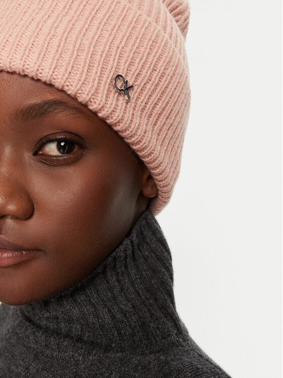 Calvin Klein Calvin Klein Sapka és fejkendő szett K60K612622 Rózsaszín