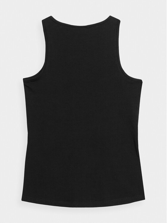 4F 4F Top 4FSS23TTSHF581 Negru Regular Fit