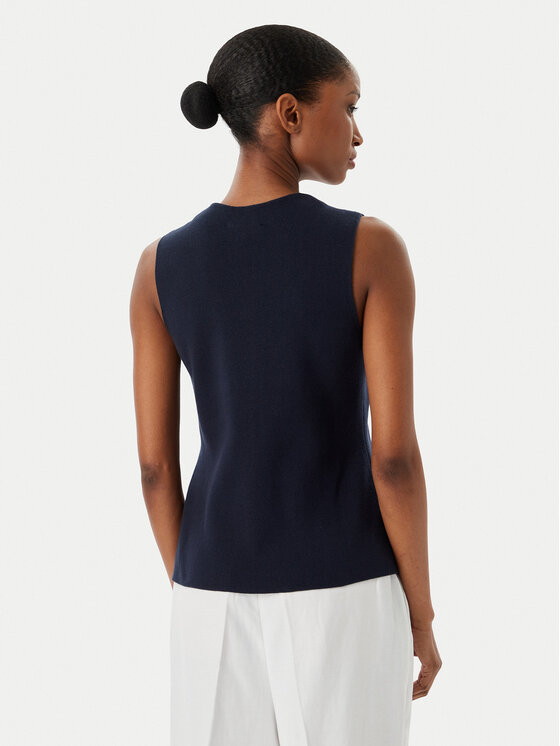 Tommy Hilfiger Tommy Hilfiger Marškinėliai WW0WW49707 Tamsiai mėlyna Slim Fit