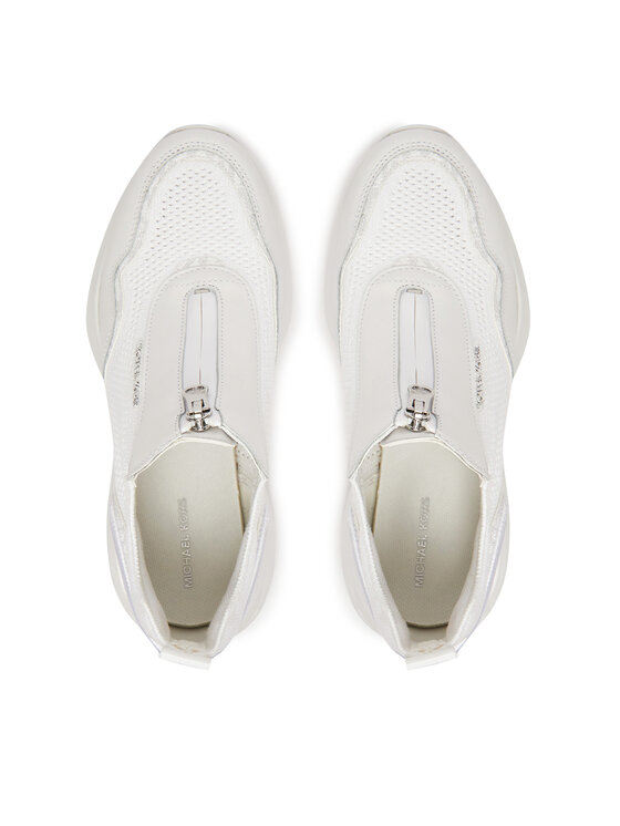 MICHAEL Michael Kors MICHAEL Michael Kors Sneakersy Zuma Mixed-Media Trainer 43F5ZUFP3L Biela