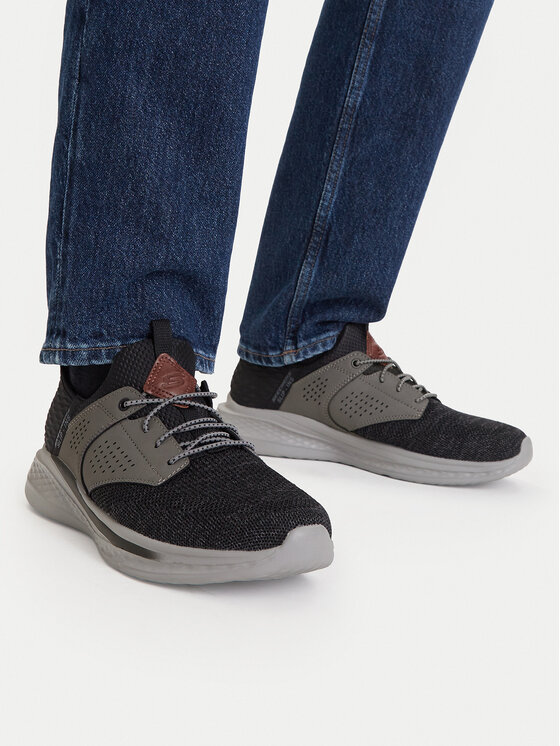 Skechers Skechers Sneakersy Slip-Ins Rf: Slade - Caster 210889/BKGY Czarny