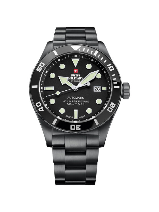 Swiss Military by Chrono Swiss Military by Chrono Hodinky SMA34075.04 Čierna