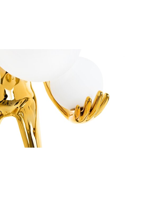 MIAhome MIAhome Lampa podłogowa HUMAN GOLD PREMIUM Złoty