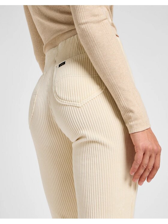 Lee Lee Jeansy PULL ON FLARE Beżowy Bootcut Fit