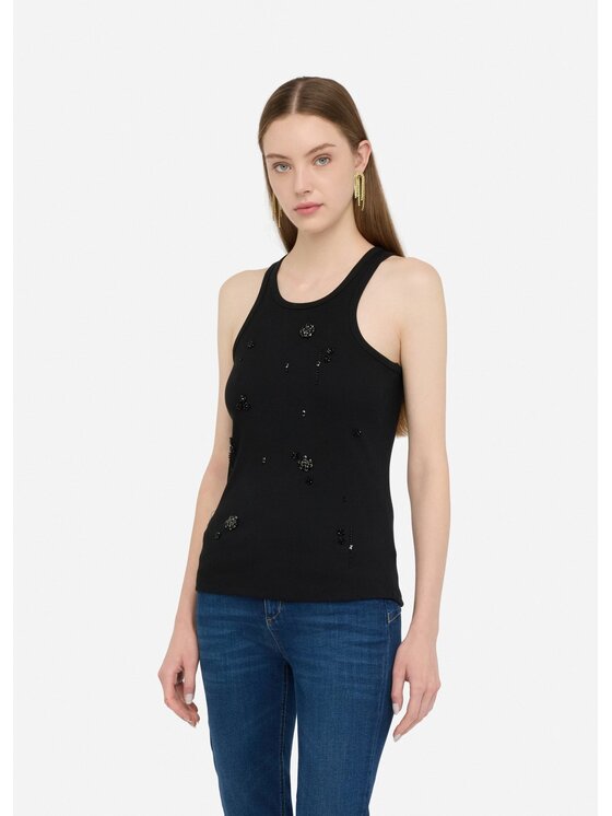 Liu Jo Liu Jo Top MF5447J4822P9124 Nero Slim Fit