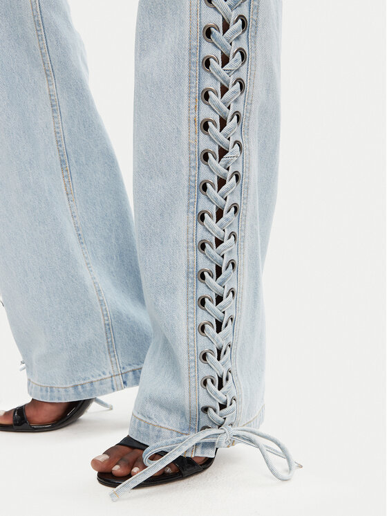 ROTATE ROTATE Traperice 1141831468 Plava Wide Leg