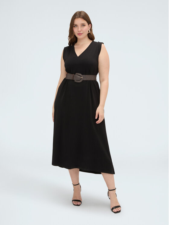 Fiorella Rubino Fiorella Rubino Sukienka wieczorowa 7808L001250N033 Czarny Regular Fit