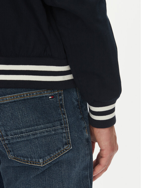Tommy Hilfiger Tommy Hilfiger Bunda bomber Americana Varsity MW0MW40647 Tmavomodrá Regular Fit