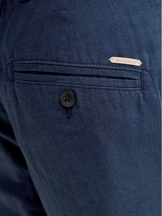 Jack & Jones Jack & Jones Chino kalhoty Stace 12248604 Tmavomodrá Tapered Fit