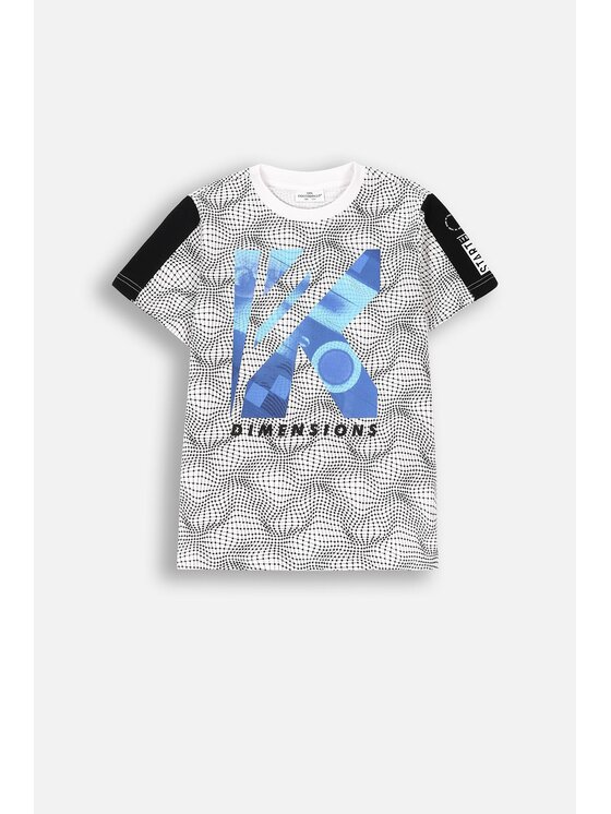 Coccodrillo Coccodrillo T-Shirt ZC4143203DBJ-022 Kolorowy Regular Fit