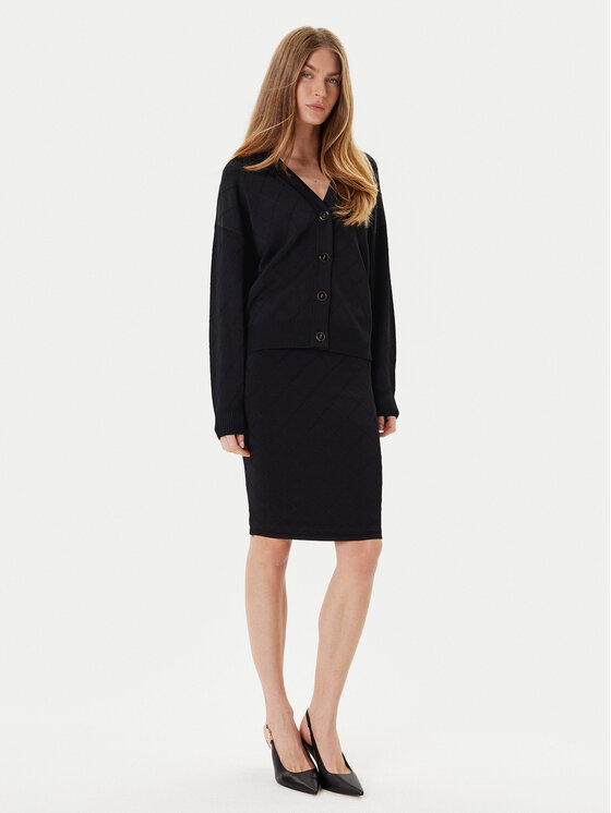 Marciano Guess Marciano Guess Midi szoknya 5YGD29 5036Z Fekete Slim Fit