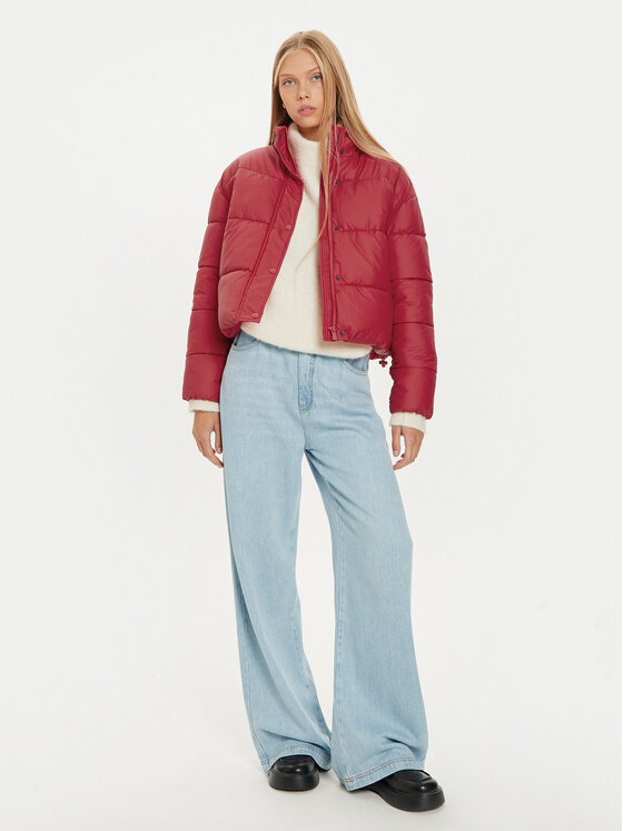 Pepe Jeans Pepe Jeans Kurtka zimowa Carley PL402453 Czerwony Regular Fit