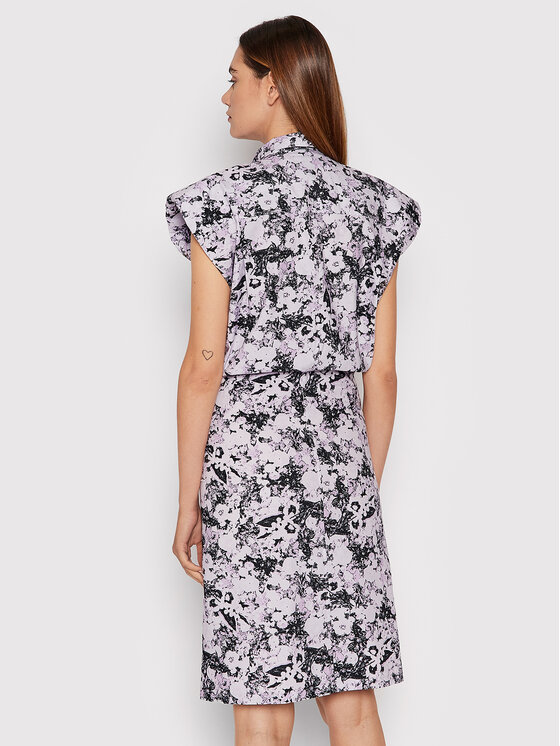 Vestito chemisier Marika RM857 Viola Regular Fit