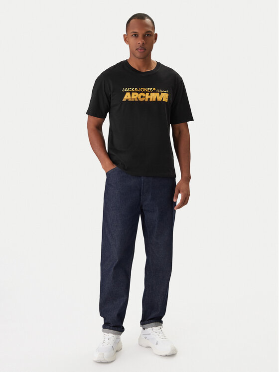 Jack & Jones Jack & Jones Tričko Brat Tee 12288103 Čierna Regular Fit