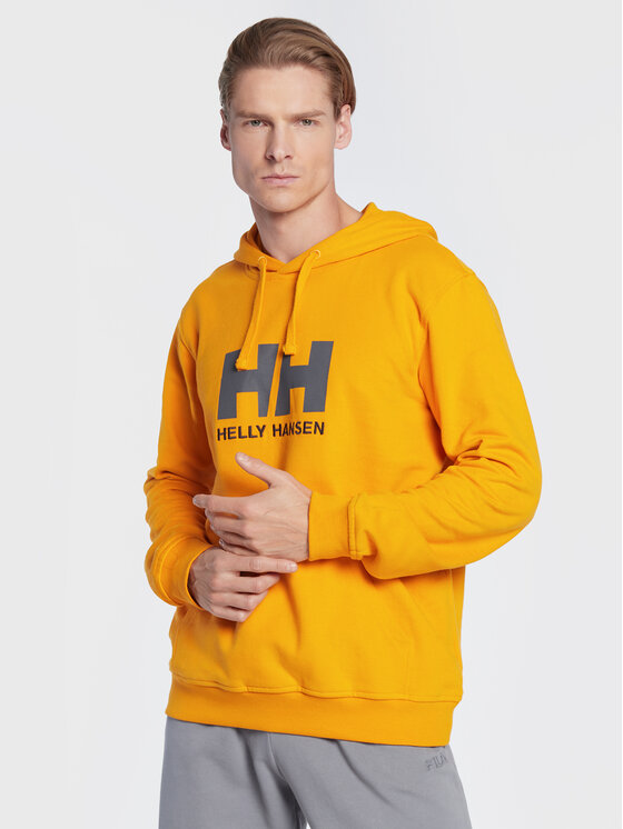 Felpa Logo 33977 Giallo Regular Fit