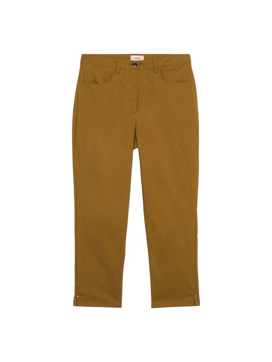 Oltre Oltre Pantaloni di tessuto P707R008473N025 Verde Slim Fit