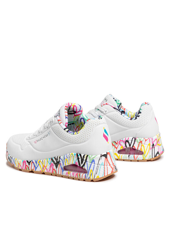 Skechers Skechers Sneakersy Uno Loving Love 155506/WHT Biela