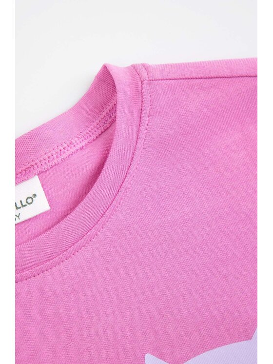 Coccodrillo Coccodrillo Longsleeve WC6143102VGA-007 Różowy Regular Fit