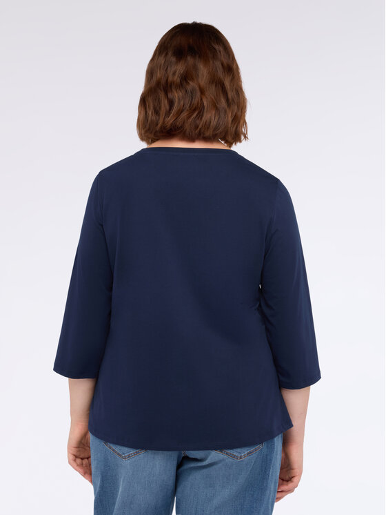 Fiorella Rubino Fiorella Rubino T-Shirt G219L208701N034 Niebieski Boxy Fit